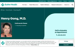 Henry P. Gong, MD website