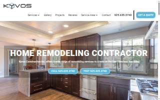 Kyvos Construction Inc website