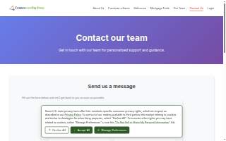 Compass Lending Group website
