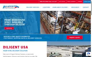 Diligent Delivery Systems website