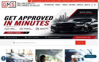 GMS Autos website