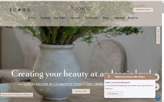 Iconic Skin Clinic- Placentia website