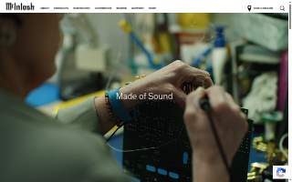 McIntosh Audio and Video Systems website