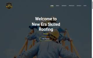 New Era Skilled Roofing website