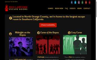 Red Lantern Escape Rooms website