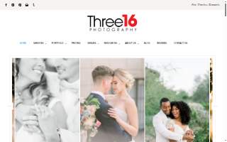 Three16 Photography website