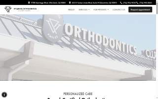 VP Smiles Orthodontics- Placentia (Drs. Lyons and Lee) website