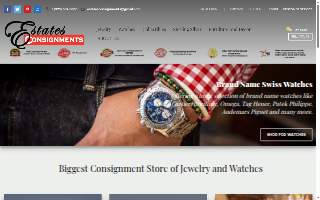 Estates Consignments website