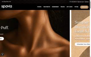 Spavia Day Spa - Pleasant Hill website