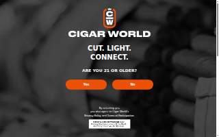 Cigars & Tobacco Hut website