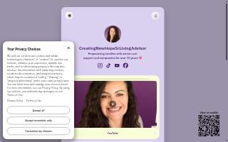 Creating New Hope - Senior Living Advisors website
