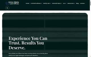 Ginny Walia Law Offices website