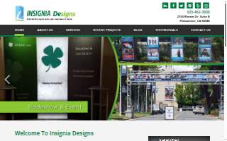 Insignia Designs website