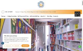 Olympus College Prep: Tutoring, SAT/ACT Prep, & College Counseling website