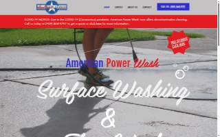 American Power Wash website