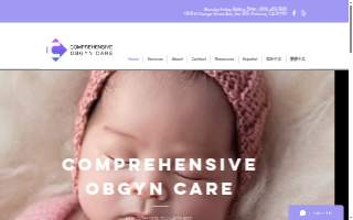 Comprehensive OBGYN Care website