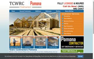 Contractors Pomona website