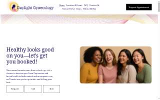Daylight Gynecology website