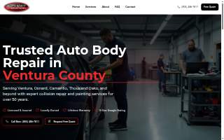 Auto Body International website