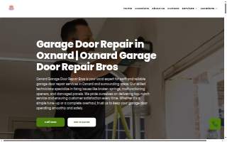 Oxnard Garage Door Repair Bros of Port Hueneme website