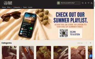 Tradecraft Farms Cannabis Dispensary website