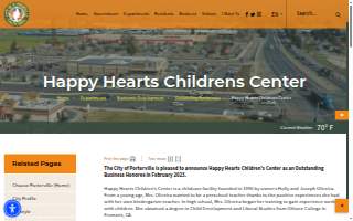 Happy Hearts Childrens Center website