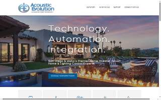 Acoustic Evolution website