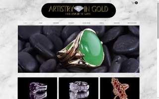 Artistry In Gold Jewelry website