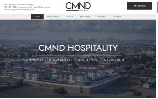 CMND Hospitality website