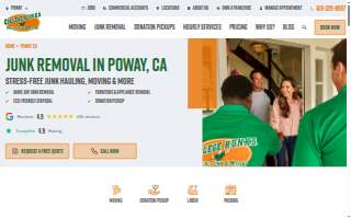 College Hunks Hauling Junk and Moving Poway website