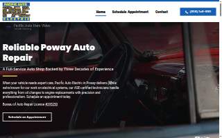 Pacific Auto Electric website