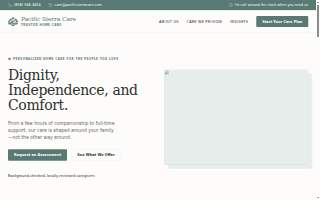 Pacific Sierra Care website