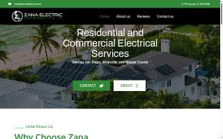 Zana Electric website