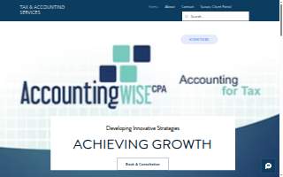 AccountingWise CPA website