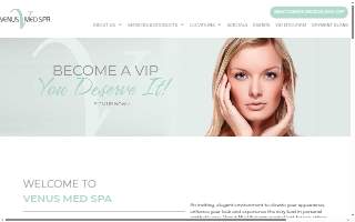Venus Nails and Spa website
