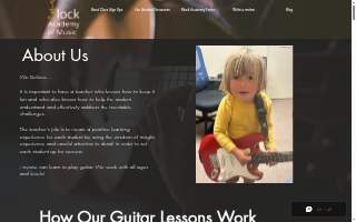 Block Academy Music website