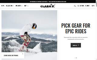 Clark's Snow Sports Rancho Cordova website