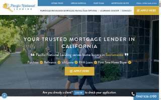 Pacific National Lending, inc website