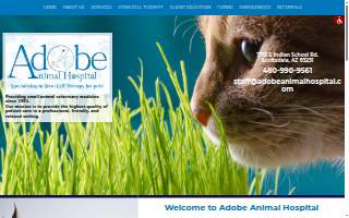 Adobe Animal Hospital website