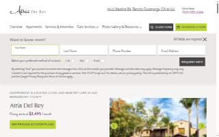 Atria Del Rey website