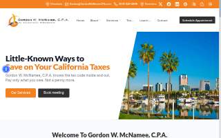 Gordon W. McNamee, CPA website