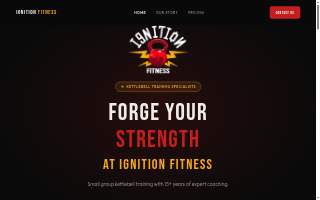 Ignition Fitness website