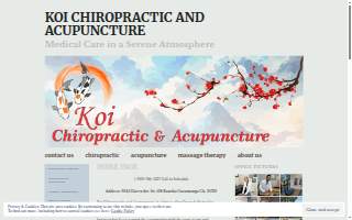 Koi Chiropractic and Acupuncture website