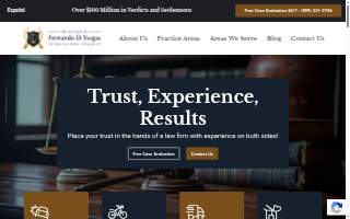 Law Offices of Fernando D. Vargas website