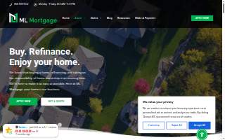 ML Mortgage Corp. website