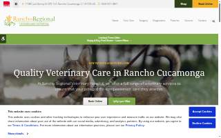 Rancho Regional Veterinary Hospital website