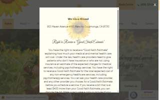 Sunflower Therapies website