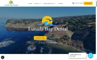 Lunada Bay Dental Practice website