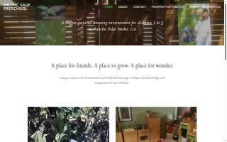 Pacific Sage Preschool website