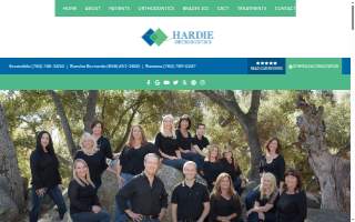 Hardie Orthodontics San Diego website